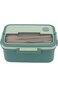 Tazweeq Lunch Box, 1500ml Heat Resistant Plastic Bento Box, Portable Lunch Containers with Chopstic