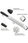 Bluejw Lemon Zester &amp; Cheese Grater Stainless Sharp, Kitchen Tool for Ginger, Garlic, Nutmeg, Choco