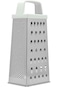 Raj Stainless Steel Four Way Grater, Silver, 9 cm, HKG004, Vegetable Slicer, Fruits Slicer, Multipl