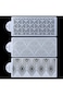 Cake Decorating Stencils, KSATWAVE Mold Plastic Templates Spray Floral Cake Molds Cookie Fondant De
