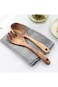 Wooden Acacia Salad Servers with Salad Spoon and Fork Set Cooking Utensils