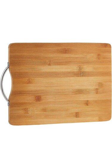 Alsaqer Extra Premium Bamboo Cutting Board, Size (36x26 cm), Wooden Chopping Board Kitchen Cutting