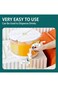 Drink Dispenser with Spout, Removable Plastic Juice Dispenser that Rotates 360&deg;,with Dust Cover and