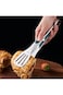 Joyzzz Cooking Tongs, Ergonomic Metal Tongs with Heavy-Duty, Kitchen Tongs with Stainless Steel Met