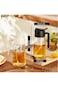ENAR Kitchen Oil Spray Bottle 470ML   2-in-1 Air Fryer Oil Sprayer for Cooking, Salads, Vinegar &amp; B