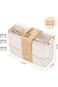 Minta Bento Box, 3-In-1 Lunch Box, Wheat Straw Lunch Container, With Spoon and Fork, High Capacity,