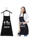 OBAY Kitchen Waterproof Oil Cooking Apron, Chef Aprons for Women Men Kitchen Bib Apron Idea for Dis