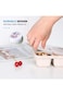 SupWolf 4 Pack Divided Bento Snack Box - 4 Compartments Meal Prep Containers, Reusable Food Storage