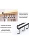 ECVV 1PCS Cup Holder Under Cabinet, Multifunction Kitchen Drilling Free Coffee Cups Holder Hanger f