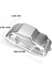 Tazweeq 1 PCS Car Cake Pan, Aluminum Car Cake Pan Mould, for 3D Car Shape Baking Pan DIY Birthday T