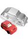Tazweeq 1 PCS Car Cake Pan, Aluminum Car Cake Pan Mould, for 3D Car Shape Baking Pan DIY Birthday T