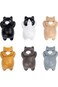 Tazweeq 6 Pcs Cat Fridge Magnets, Fun Cat Refrigerator Magnets for Whiteboard, Office, Photos, Note
