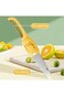 Fruit Knife Peeler, 2 in 1 Stainless Steel Fruit Knife, Multifunctional Portable Peeling Fruit Knif