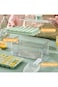 Tazweeq Ice Cube Tray with Lid and Bin, 2 Pack Mini Ice Trays for Freezer with Ice Container Box, 5