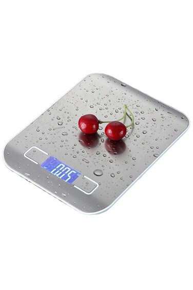 ميزان مطبخ رقمي من كويه، ميزان طعام لوزن اللحوم والخبز، وحدة جرام أونصة رطل حتى 11 رطل (1 جرام - 5 كجم)،