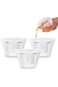 Resin Measuring Cups 250ml, Gartful 3PCS Large Silicone Resin Mixing &amp; Pouring Cups, Reusable Easy