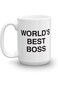 NBC The Office World's Best Boss Dunder Mifflin Ceramic Mug, White 15 oz - Official Michael Scott M