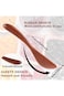 ALMEKAQUZ Wooden Butter Knife, 6 Inch Jam Spreader Knives, Jelly Cheese Spreaders Reddish Brown Con