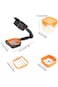 Fruit Vegetable Cutter Nicer Quick 5-in-1 Dicer Stainless Steel Non-slip