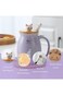 BigNoseDeer Kawaii Tea Cup Cute Cat Mug Purple Gifts for Women Christmas Gifts Ceramic Coffee Mug T