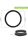NALACAL 8-Piece Round Tart Ring Mold Set - Versatile Cake Baking Tool for Muffins, Mousse, and Fren