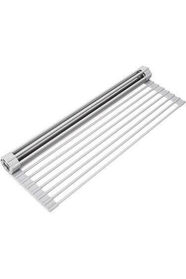 Toriseek Over The Sink Dish Drying Rack, Roll Up Dish Drying Rack Kitchen Dish Rack Stainless Steel