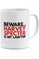 Loud Universe Ceramic Beware Harvey Specter Is My Lawyer Tv Show Suits Mug (White)