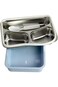 Biki Stainless Steel Lunch Box 800 ML, Tiffin Box for Office, SUS 304 Steel Bento Box for Kids Blue