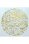 SupWolf 12PCS Disposable Round Gold Placemats, 13" Disposable Paper Placemats for Dining Table, Mir
