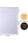 Self Adhesive Cookie Bags Cellophane Treat Bags, Searik White Polka Dot Plastic Pastry Bags with Th