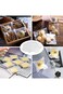 Self Adhesive Cookie Bags Cellophane Treat Bags, Searik White Polka Dot Plastic Pastry Bags with Th