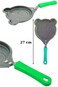 Mini Crepe Maker With Animal Shape Mold, Mini Pancake Pan, Aluminum Flat Pan, Mini Egg frying Pan F