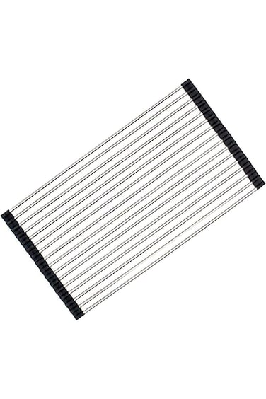 Arabest Dish Drying Rack, Over The Sink Kitchen Storage Rolling Dish Drainer, Foldable Sink Rack Ma