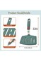 Contiup Silicone Fish Spatula Turner Wide Slotted Pancake Spatulas for Nonstick Cookware Pans Omele