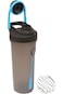 Jaypee Plus Plastic Shaker Bolt 700 ml with Wire Blending Ball, Grey Blue