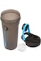 Jaypee Plus Plastic Shaker Bolt 700 ml with Wire Blending Ball, Grey Blue