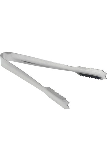 Raj Stainless Steel Ice Cube Tong, Silver- Hkt002