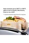 Tazweeq 8 Pack Toaster Bags, Sandwich Bags, Baking Paper, Reusable Nonstick Toast Bags for Heat Res