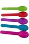 200 Pieces Mini Plastic Spoons Disposable Ice Cream Spoons for Frozen Yogurt Frozen Dessert Supplie