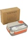 Bolivia's Bento Box, Leak-Proof Lunch Container with Compartments, 4-in-1 Meal Prep Container Box,