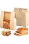 LBMT Bread Bags for Homemade Bread Sourdough Bread Bags large bakery bread bags with window for bre