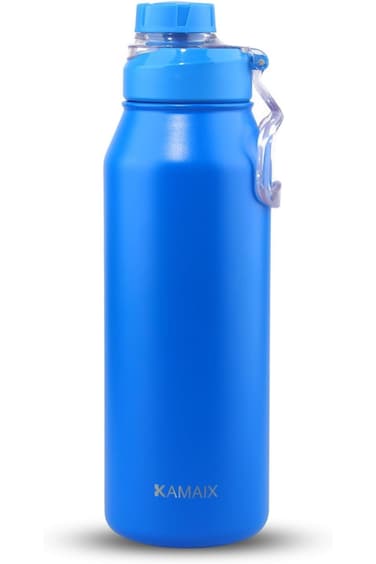 KEYSJEFF Insulated Water Bottle 1200ML Vacuum Stainless Steel Water Bottles Sports Leak Proof Doubl