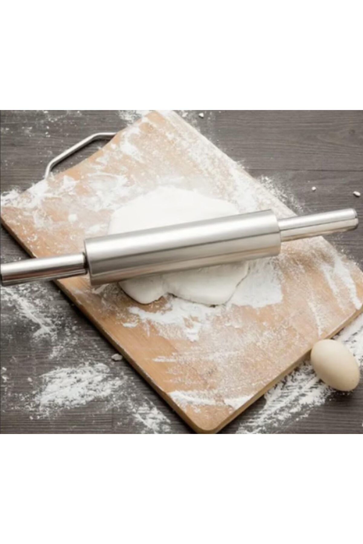 Professional Rooling Pin Buy WDA Professional Rolling Pin, Stainless Steel, Kitchen Baking Tool ...