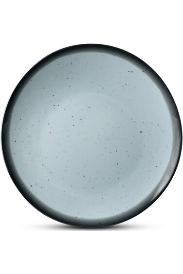 طبق عشاء ميلامين أزرق من داينويل ريفا، 11.5 بوصة