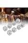 Tuwei Stainless Steel Ice Cubes, Safe Non-toxic 304 Stainless Steel Ice Cubes for Coffee (8 Cubes w