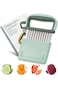 Khazna Crinkle Cutter Stainless Steel Potato Slicer, French Fries Vegetable Cutter Wavy Blade Potat