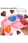 3PCS Silicone Heart Shaped Molds, 6 Cavities Heart Shaped Mold for Chocolate Cake Pudding Handmade