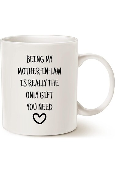 كوب حماتي من MAUAG - هدية للابنة والابن - "أن تكوني حماتي هي الهدية الوحيدة التي تحتاجينها" - 11 أونصة