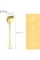 Azonee Heart Shape Spoons, 8Pcs Stainless Steel Dessert Spoons, Coffee Stirring Spoon Cake Spoons S