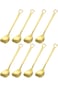 Azonee Heart Shape Spoons, 8Pcs Stainless Steel Dessert Spoons, Coffee Stirring Spoon Cake Spoons S